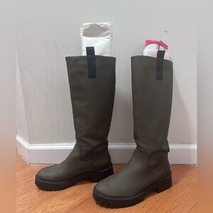 Pull & bear boots in khaki